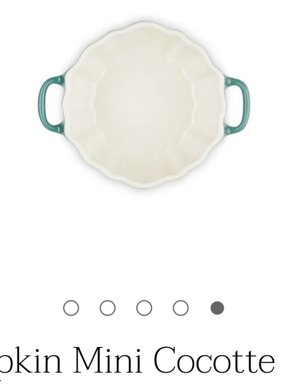 Le Creuset Pumpkin Mini Cocotte - Picture 4 of 6